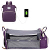 Skötväska - Kombinerad ryggsäck & utfällbar resesäng