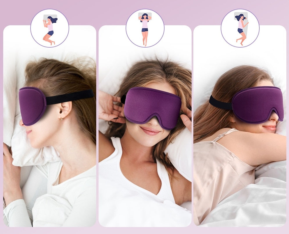 Sovmask med memoryfoam